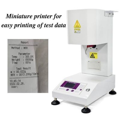 เครื่องทดสอบอัตราการไหลของความละเอียดสูง Mfi สําหรับวัสดุพอลิมเลอร์